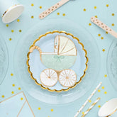 duck-egg-blue-pram-paper-napkins-baby-shower-x-20|SPK29-011T|Luck and Luck| 1